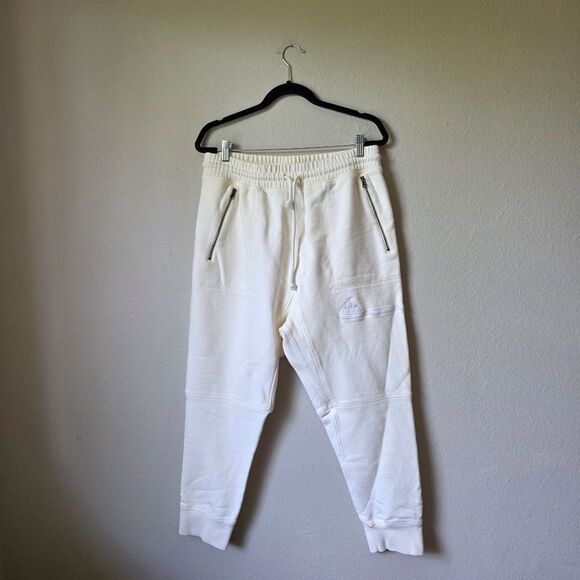 Adidas ZNE Heavy Track Pants In Creme Size Large - Picture 2 of 9
